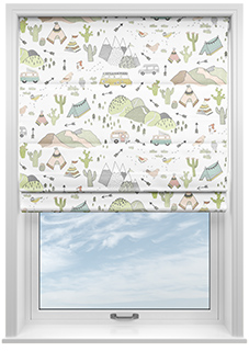 Wild West, Adventure - Twist&Fit Roman Blind